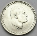 Egipt 25 piastrów 1970 Naser 6 g Ag 720, stan 1-
