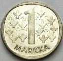 Finlandia 1 marka markka 1968, stan 1-