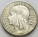 10 zł złotych Głowa kobiety 1932, stan 3