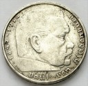 2 Marki Mark 1939 B Paul von Hindenburg, srebro