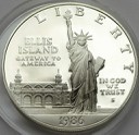 1 Dolar One Dollar SREBRO 1986 Statua Wolności