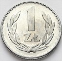 1 zł, jeden złoty 1957, stan 1, PIĘKNA