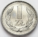 1 zł, jeden złoty 1968, stan 1-/1, RZADKA