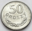 50 gr, pięćdziesiąt groszy 1968, stan 1/1- RZADKA