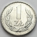 1 zł, jeden złoty 1972, stan 1/1-