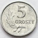 5 gr, pięć groszy 1959, stan 1
