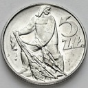5 zł, pięć złotych 1974 z rybakiem, stan 1
