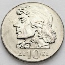 10 zł złotych 1971 Tadeusz Kościuszko, stan 1/1-