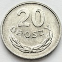 20 gr, dwadzieścia groszy 1962, stan 1-/1