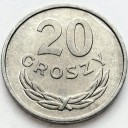 20 gr, dwadzieścia groszy 1963, stan 1-