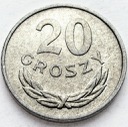 20 gr, dwadzieścia groszy 1965, stan 1/1-