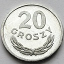 20 gr, dwadzieścia groszy 1973, stan 1/1-