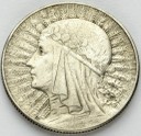 5 zł złotych Głowa kobiety 1933, stan 3