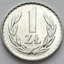 1 zł, jeden złoty 1975 ZM, stan 1