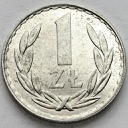1 zł, jeden złoty 1977, stan 1-