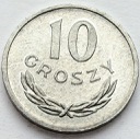 10 gr, dziesięć groszy 1973, stan 1/1-