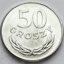 50 gr, pięćdziesiąt groszy 1976, stan 1