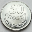 50 gr, pięćdziesiąt groszy 1978 BZ, stan 1