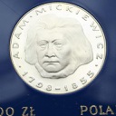 100 zł złotych 1978 Adam Mickiewicz, stan L