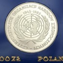 500 zł złotych 1985 ONZ, stan L