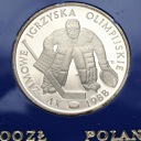 500 zł złotych 1987 Calgary 1988, stan L-