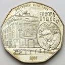Austria 5 euro 2005 - Europa hymne