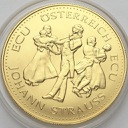 Austria medal Johann Strauss
