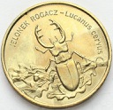 2 zł, złote 1997 Jelonek Rogacz, stan 1-