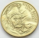 2 zł, złote 1997 Stefan Batory, stan 1-