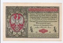 1917 1-2 mkp pół marki polskiej, ser.B Generał s.2