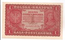 1919 1 Jedna Marka Polska I Serja AB, stan 2-