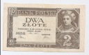 1936 2 zł Dwa złote BEZ NR. I SERII RZADKI, stan 3