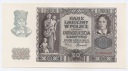1940 20 zł, Dwadzieścia Złotych, Seria G, stan 2+