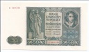1941 50 zł, Pięćdziesiąt Złotych, Seria E, stan 2
