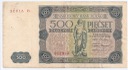 1947 500 zł złotych, seria P4, stan 3-