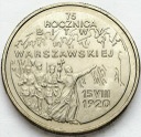 2 zł, złote 1995, Bitwa Warszawska 75 lat, stan 1-