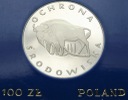 100 zł złotych 1977 Żubr Ochrona Środowiska, st.L