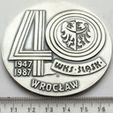 Medal 40 Lat WKS Śląsk 1947-1987