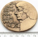 Tadeusz Kościuszko Za Naszą i Waszą Wolność brązow