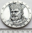Medal Mieszko II i Rycheza biały