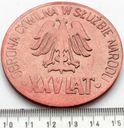 Medal Obrona Cywilna w Służbie Narodu czerwony