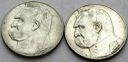 LOT 2 x 5 zł Józef Piłsudski INWESTYCJA AG SREBRO