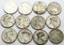 LOT 12 x 5 zł Głowa kobiety, INWESTYCJA AG SREBRO