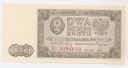 1948 2 zł, dwa złote, seria BS, stan 1-