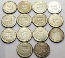 Lot 14x 200 zł 1974 XXX lat PRL, INWESTYCJA SREBRO