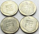 LOT 4x 200 zł 1974 XXX lat PRL, INWESTYCJA SREBRO