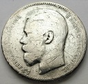 Rosja, 1 Rubel 1897 AG, Mikołaj II, stan około 4