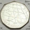Austria 5 euro 2004 100 lat futbolu