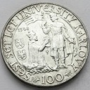 Czechosłowacja 100 koron 1948 Uniwersytet Karola