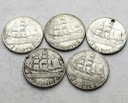 Lot 5 x 2 zł Żaglowiec 1936, INWESTYCJA SREBRO